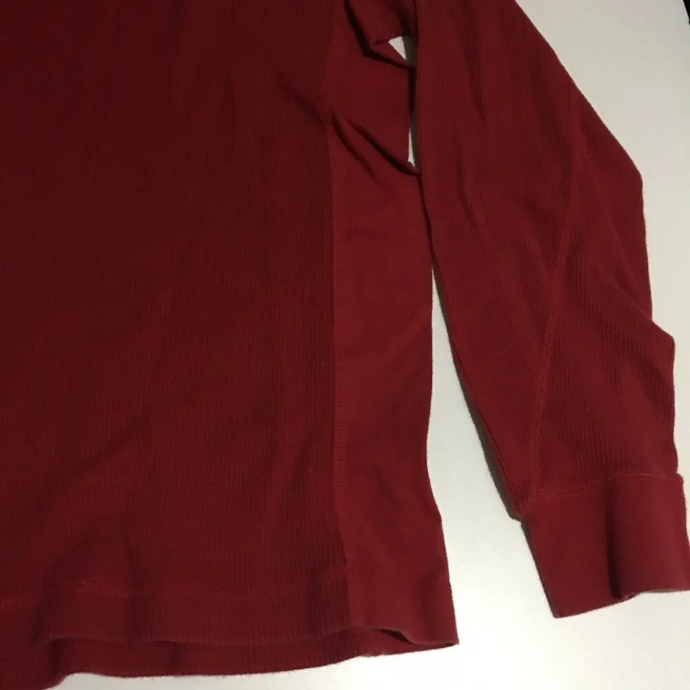 Nike Air Jordan Thermal Shirt Mens Large Red Jumpman Logo Long Sleeve